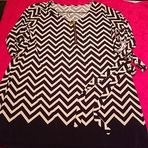Tacera Zig Zag Dress Sz 2x